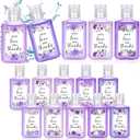 50Pcs Purple Flower Mini Hand Sanitizer Bulk Thank You Gift Wedding Favors Small Hand Sanitizer for Guest 1fl oz Travel Size Hand Soap Gift for Wedding Gift Supplies
