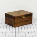 Wooden Storage Box Wood Box with Lid 12.5x10.5x5.5 in