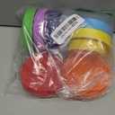 9 Wide Mouth Mason Jar Lids with Silicone Ring,Thickened Leak-proof Lids Fit Ball,Kerr and More, 9 Color Plastic Lids, 86mm Plastic Mason Jar Lids