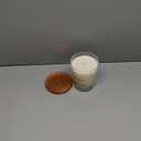 Root Candles Honeycomb Veriglass Scented Beeswax Blend Candle, French vanilla Large