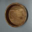 Kimona Decorative Bowl Acacia Wood Hand Carved Home Decor for Dining Table Center, Living Room, Kitchen Décor (8"x 8" x 2.5")