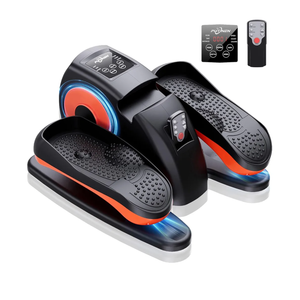 Under Desk Elliptical Machine, Electric Ellipse Leg Exerciser as Seen on Tv for Seniors with 12 Adjustable, Quiet Portable Elliptical Machine, Seated Pedal Exerciser with Remote Control