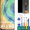for Samsung Galaxy A13 5G LCD Screen Replacement for Samsung A13 5G Screen Replacement Display A136 Touch Digitizer Assembly SM-A136U Repair Kits Without Frame (Not Fit A136B/4G Version)