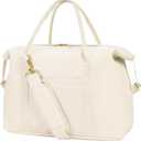 Ceneda Large Cooler Bag 40 Can Insulated Soft Cooler Leakproof Cooler Tote Bag Beach Travel Camping Lunch Bag for Women and Men (Beige)