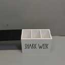 Tampon Holder for Bathroom, Pad And Tampon Organizer with Tray Lid, Wood Feminine Product Organizer Shark Week Tampon Storage, Bathroom Accessories Small Storage Box - White