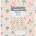 2 x The Gift Wrap Company 58-191807 Marble Mushroom Flat Gift Wrapping Paper Sheet Set, 30" x 23", Multicolor, 3 Pieces
