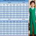 Boys Suit Kids Suits Tuxedo for Boys Toddler Vest Pants Set Ring Bearer Outfit Dress Clothes (Gray, 16Y)