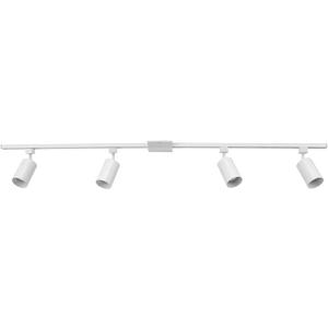Globe Electric 59740 Tribeca 4-Light 56" Track Lighting Kit, Matte White