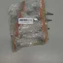 8 Pack Permanent Property Line Markers 7x3 Inch Galvanized Alloy Boundary Markers Heavy Duty Garden Stake for Property Land Survey Stakes for Home Depot Septic Tank Yard Paver Ground Landscape, Orange