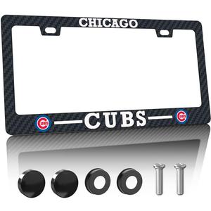1PCS Carbon Fiber License Plate Frame for Cubs (TQW-X-X)