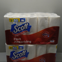 Scott Paper Towels, Choose-A-Sheet - 30 Mega Rolls = 56 Regular Rolls (102 Sheets Per Roll), 15 Count (Pack of 2) (White)