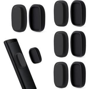 Ninsula 4 Pack Magnetic Remote Control Holder Wall Mount, No Drill Self-Adhesive Organizer TV Remote Holder, Black Organizer Storage Wall Holder for Tv, Fan, Air Conditioner, Bed