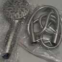 Delta Faucet ProClean Brushed Nickel Shower Head with Handheld, Showerhead with High Pressure Spray, Handheld Shower Head, 6 Spray Settings, SpotShield Brushed Nickel 75740SN