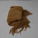 CREVENT Home Farmhouse Decor Rustic Couch Sofa Chair Bed Throw Blanket, Soft Warm Light Weight for Travelling in Spring Summer (50''X60'' Brown)