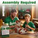 Football 3rd-Birthday Decorations Marquee Numbers: Sport Theme 3FT Large Light up Number Sign 3 Third Year Down Three Years Old Party Decoration Big Balloon Numbers Decor for Boys and Girls