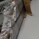 DIY Wood Frame for 24x30 Stretched Canvas Paintings, Museum-grade Ornate Picture Frame for Vintage Rustic Retro Home, No Back & Cover, Open Back Canvas Frame for Living Room Decoration (Black Gold)