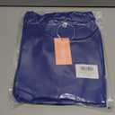 PLOKNRD Floral Dress Women Beach Flowy Dress Basic Fashion Swing Sundresses, Royal BlueXL