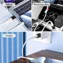 4 x USB to USB C Adapter, 3.0 USB OTG Adapter,QC 3.0 Fast Charging 5 Gbps Data Transfer, for MacBook, iPhone 15/16 Plus Pro Max, Laptop, iPad, Galaxy, AirPods, Xperia