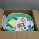 Infantino Music & Lights 3-in-1 Discovery Seat & Booster, Toddler Booster Seat for Dining Table or Kitchen Chair, Baby Activity Center & Snack Tray, Mint