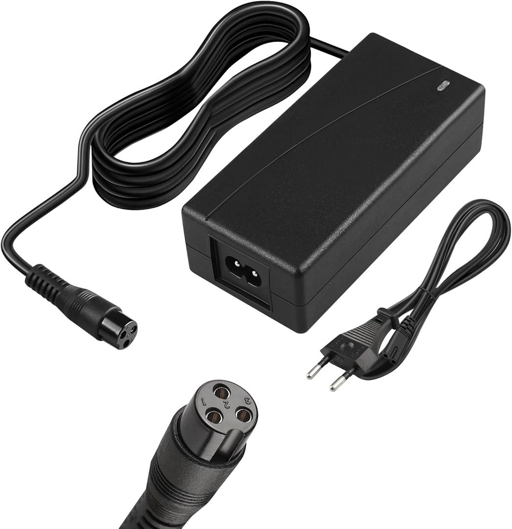 Xahpower 24 V Electric Scooter Charger, 12 mm Connectors Charger for Razor E100 E200 E200S E175 E300 E300S E125 E150 E500 PR200 E225S E325S MX350 MX400 ZR3 50 PR200 Pocket Sports Mod