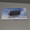 NAZZO Sun Visor Extender for Car, Sun Blocker with PC Sunshade Lens, Magnetic Mounting Adjustable Position, Protect from Glare, UV Rays, Snow Blindness for Safe Driving, Universal for Car, SUV (Black)