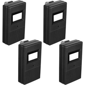 Kingdder 4 Pcs Garage Door Remote Compatible with Linear Delta 3 DT DTA DTD DTC DNT00002A 8 Dip Switch 310 MHZ Gate Opener Remote with Keychain (Black)