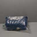 Goovilla Large Feed Trough, Hanging or Screw-in Fence Feeder with Clips, 2 Pack 9 Quart Goat Feeding Supplies, Dog Horse Hog Pig Livestock Poultry Plastic Feeder Trough Bucket for Large Animal, Blue