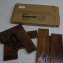 KLM Liquor Bottle Display Shelf, Coffee Syrup Rack Organizer, 3 Step Countertop Champagne Rack, Mini Bar, Retro Bar Shelf Stand for Whiskey, Spirits