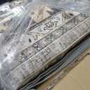 Vintage Living Room Area Rug 10x14 - Large Soft Washable Oriental Traditional Distressed Farmhouse Rugs for Bedroom - Indoor Floor Accent Carpet for Home Office House Decor - Brown