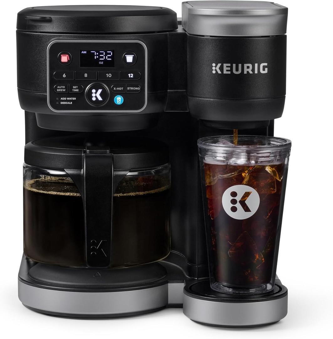 Keurig K-Duo Hot & Iced Single Serve & Carafe Coffee Maker, Multi Stream Technology, 72oz Reservoir (Gen 2)