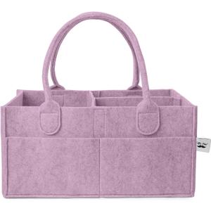 Mr. Pen- Baby Diaper Caddy Organizer, Orchid Mist, Baby Caddy Organizer with Handle, Compact Size, Collapsible & Portable (1 Pack)