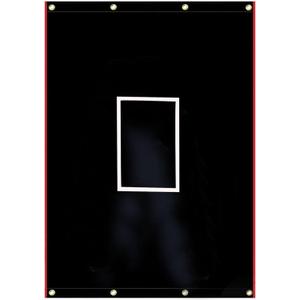 Batting Cage Backstop with Strike Zone Heavy Duty PVC Coated Oxford Fabric Vinyl Baseball Backstops with Catcher Softball Pitcher Training Equipment Aid