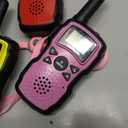 Wishouse Walkie Talkies for Kids Adults Long Range,Xmas Birthday Gift for 4 5 6 7 8 9 10 Year Old Boys Girls,Hiking Camping Gear Toys with Lamp,Lanyards,VOX,Easy to Use,4 Pack(No Battery No Charger) (Blue Red Yellow Pink)