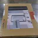 LOAAO Black Metal Framed Bathroom Mirror for Wall, 22X30 Inch Rounded Rectangle Mirror, Matte Black Bathroom Vanity Mirror Farmhouse, Anti-Rust, Hangs Horizontally or Vertically