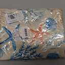 Watercolor Blue Seashells Placemats Set of 4 12x18 Inch