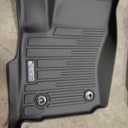 KUST Floor Mats for Toyota Tacoma 2024 2025 Accessories, All Weather TPE Rubber 2 Row Floor Liners High Edge (Double Cab & Automatic Transmission Only) (Not for Hybrid)