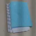 Yiclick 2PCS Exfoliating Washcloth Towel - Exfoliating Body Scrubber Exfoliator, Loofah Sponge Wash Cloth, Korean & Japanse & African Net Sponge Rag - Back Scrubber Washer (Blue)