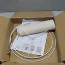 PATIKIL Lamp Shades For Table Lamps 11.4" Top x 12.6" Bottom x 9.8" High Drum Lamp shades for Floor Lamps Medium Linen Lampshade Easy Assembly for Lamp Replacement, Beige, 2 Pack