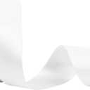 2 x LaRibbons White Ribbon 1 1/2 Inch 25 Yards Double Faced White Silk Ribbon for Flower Bouquet Crafts Gift Wrapping Wedding Party Decoration