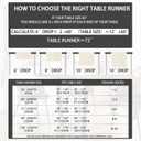 XCHI Spooky Blue Pumpkin Halloween Table Runner Party Table Decoration for Home Kitchen Dining Holiday Decor 13x36 Inch