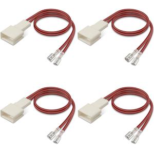 4 Pcs 72-8104 Speaker Harness, Thicker Longer Professional Audio Speaker Wire Harness, Car Door Speaker Wiring Harness Adapter Connector for Toyota Camry Corolla Tacoma Tundra 4 Runner Scion Subaru