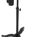 Salon Tray with 2 Bowls, Hair Extension Tray for Hairdressers Rolling Tray Cart Height Adjustable Removable Hair Extension Tool Tray Salon Cart Tattoo Tray for Barber Stores