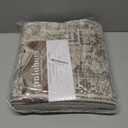 Machine Washable Kitchen Runner Rugs: 2'6"x8' Hallway Rug Non Slip Low Pile Stain Resistant Soft Carpet Runners for Hallways Indoor Entryway Kitchen Laundry Room Bedroom Farmhouse (Brown and Cream)