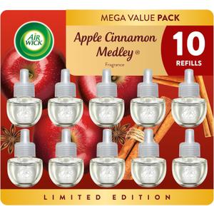 Air Wick Scented Oils 0+10 Apple Cinnamon Medley (6.7 Fl Oz (Pack of 1))