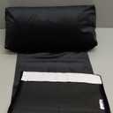 Headrest Pillow with Pearl Cotton Filling for Recliner, Sofa, Chair, Pearl Cotton Filled, Non-Slip Back (Black)