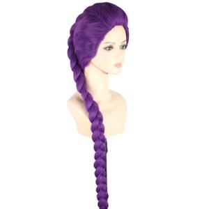 Topcosplay Female Purple Anime Cosplay Wig Halloween Carnival Party Wig