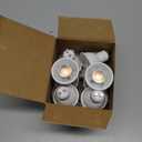 GEPLAD 12-Pack GU10 LED Bulbs 6W, Dimmable, 3000K Soft White 582LM, Replacement 50W Halogen Light Bulb for Spotlight Track&Recessed Lighting,No Flickers