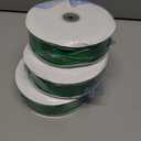 3 x 1-1/2" Wide x 100 Yards Wide Green Satin Ribbon Solid Fabric Ribbons Roll for Valentine's Day Crafts Chair Sash Gift Wrapping, Invitation Cards, Floral Sewing Party (Green)