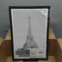 upsimples 12x18 Picture Frame, Display Pictures 11x17 with Mat or 12 x 18 Without, Wall Hanging Poster Frames, Black, 1 Pack