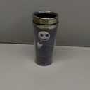 Silver Buffalo Disney Nightmare Before Christmas The Pumpkin King Jack Evil Smiling Stainless Steel Travel Mug, 16 Ounces